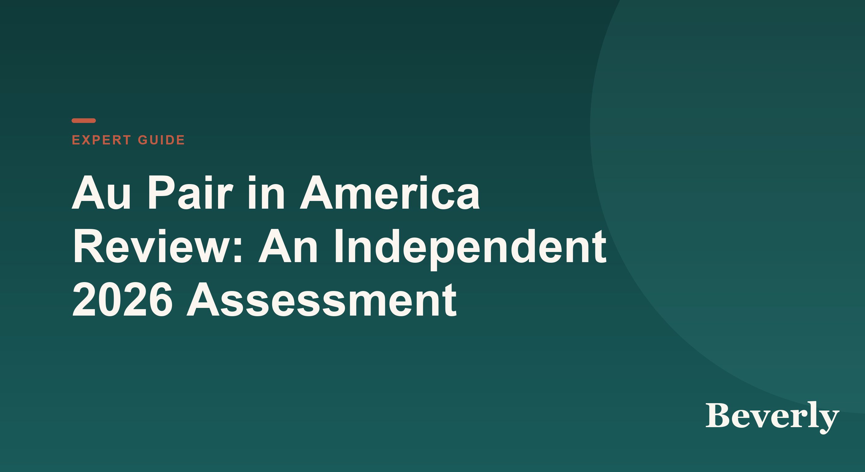 Au Pair in America review &mdash; themed illustration of a host family assessing the oldest J-1 sponsor's fees, program tiers, and counselor network