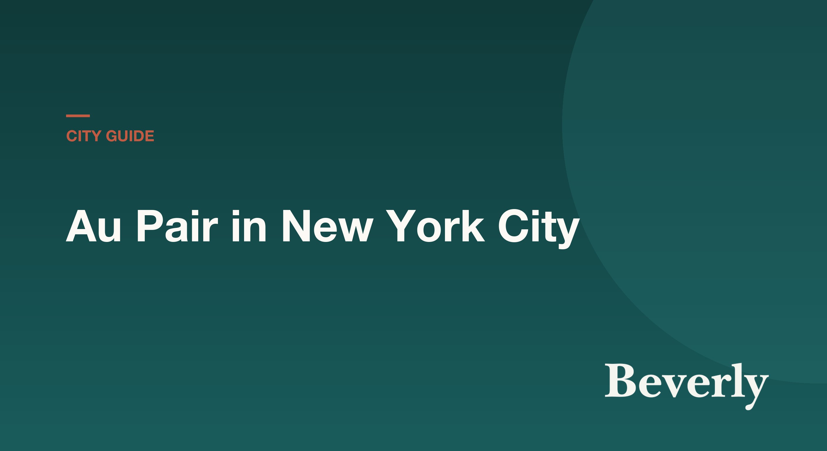 Au Pair in New York City — 2026 cost, housing and host family guide