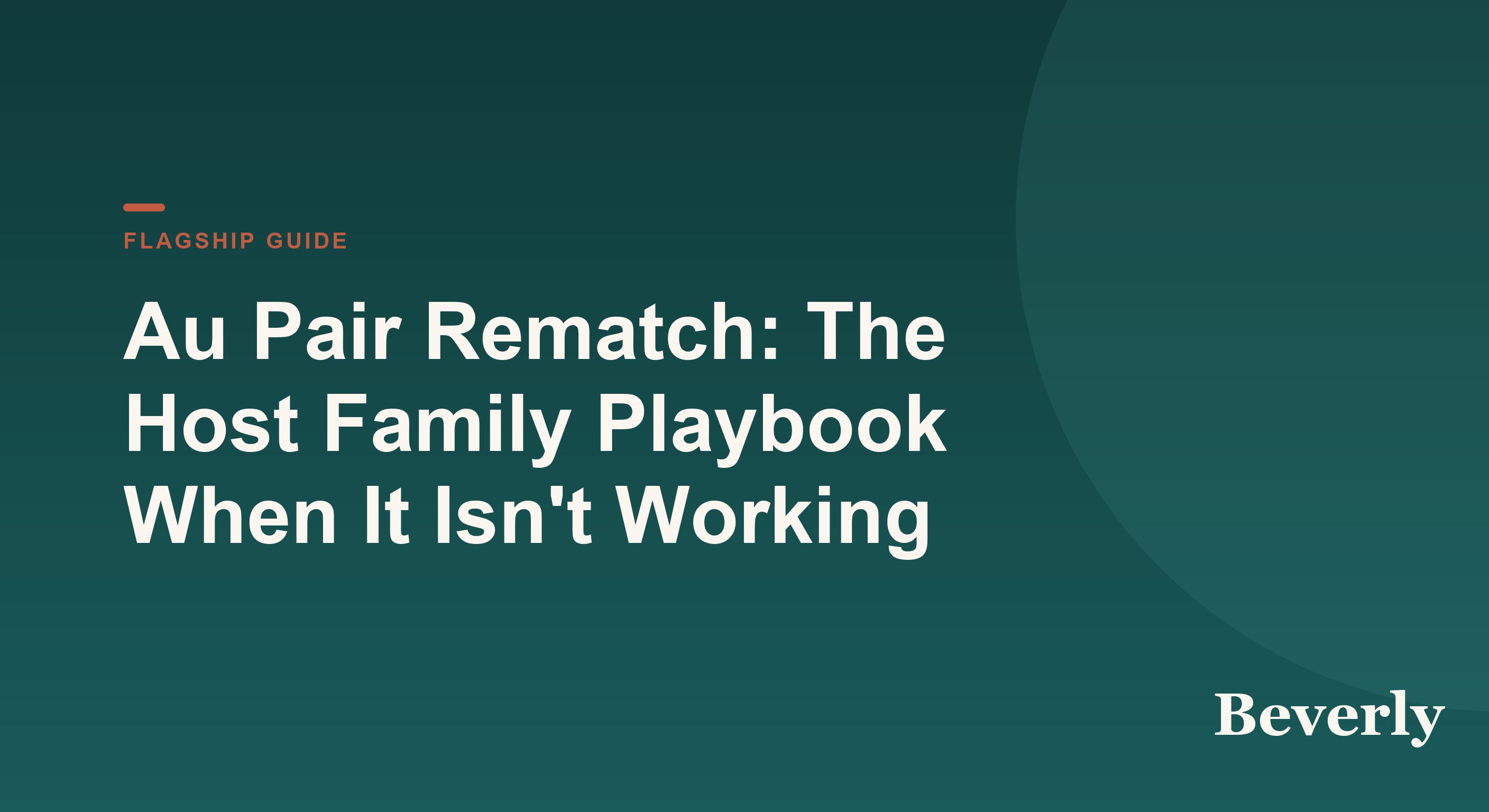 Au pair rematch — illustration of a host family and program coordinator mapping a two-week transition plan on a shared calendar