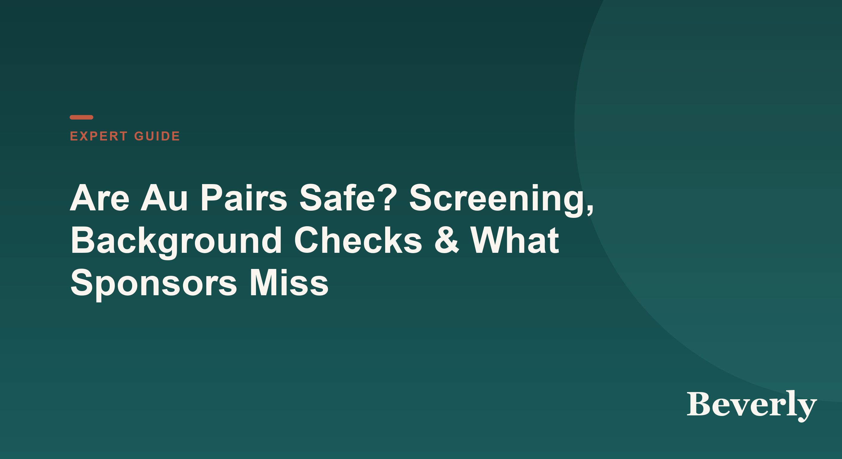 Are au pairs safe — themed illustration of a host family reviewing an au pair's screening file and reference checklist