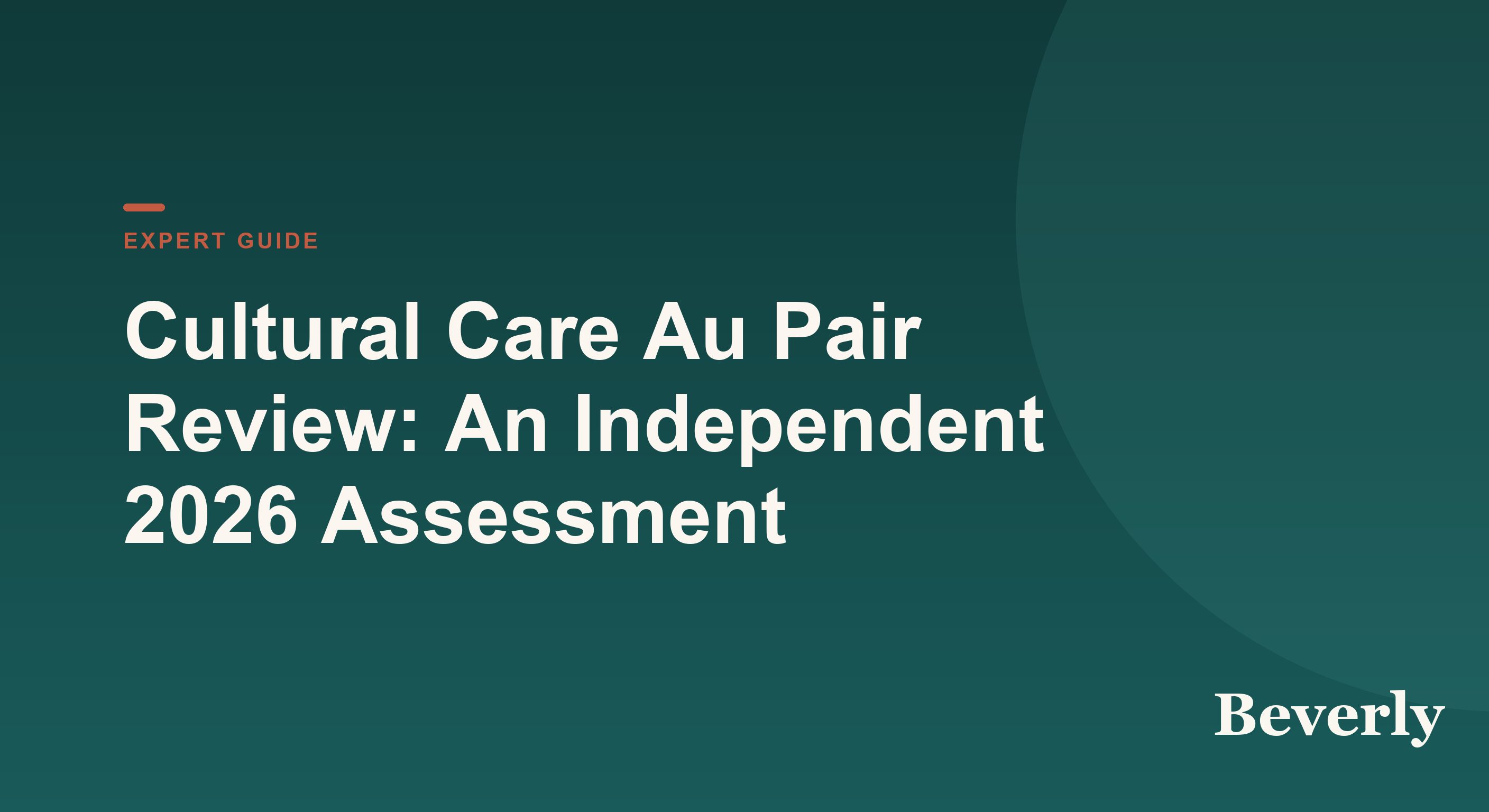 Cultural Care Au Pair review &mdash; themed illustration of a host family weighing the largest au pair sponsor's fees, support network, and review record