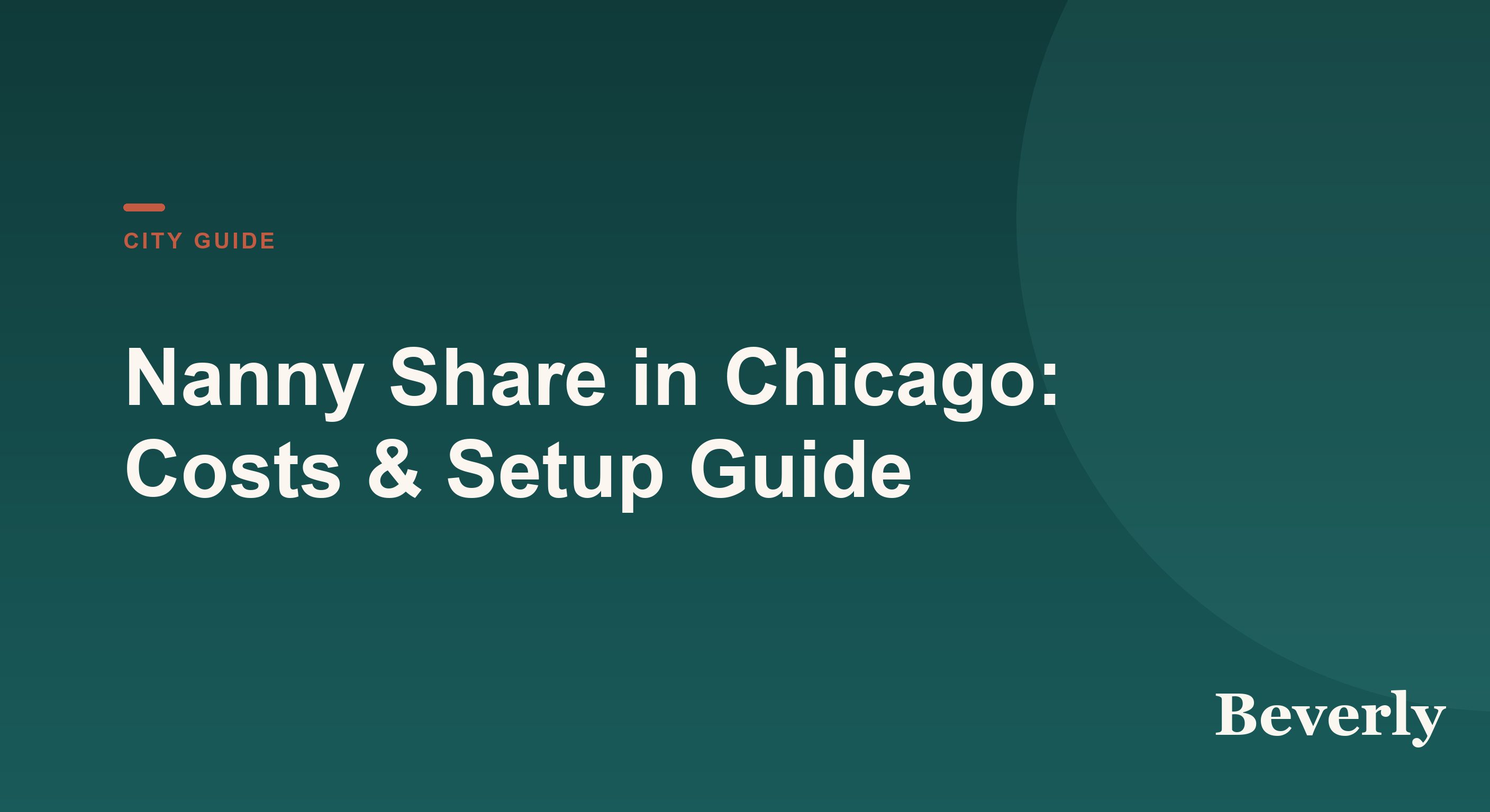 Nanny Share in Chicago — illustration of two families with strollers meeting a nanny outside a Chicago two-flat
