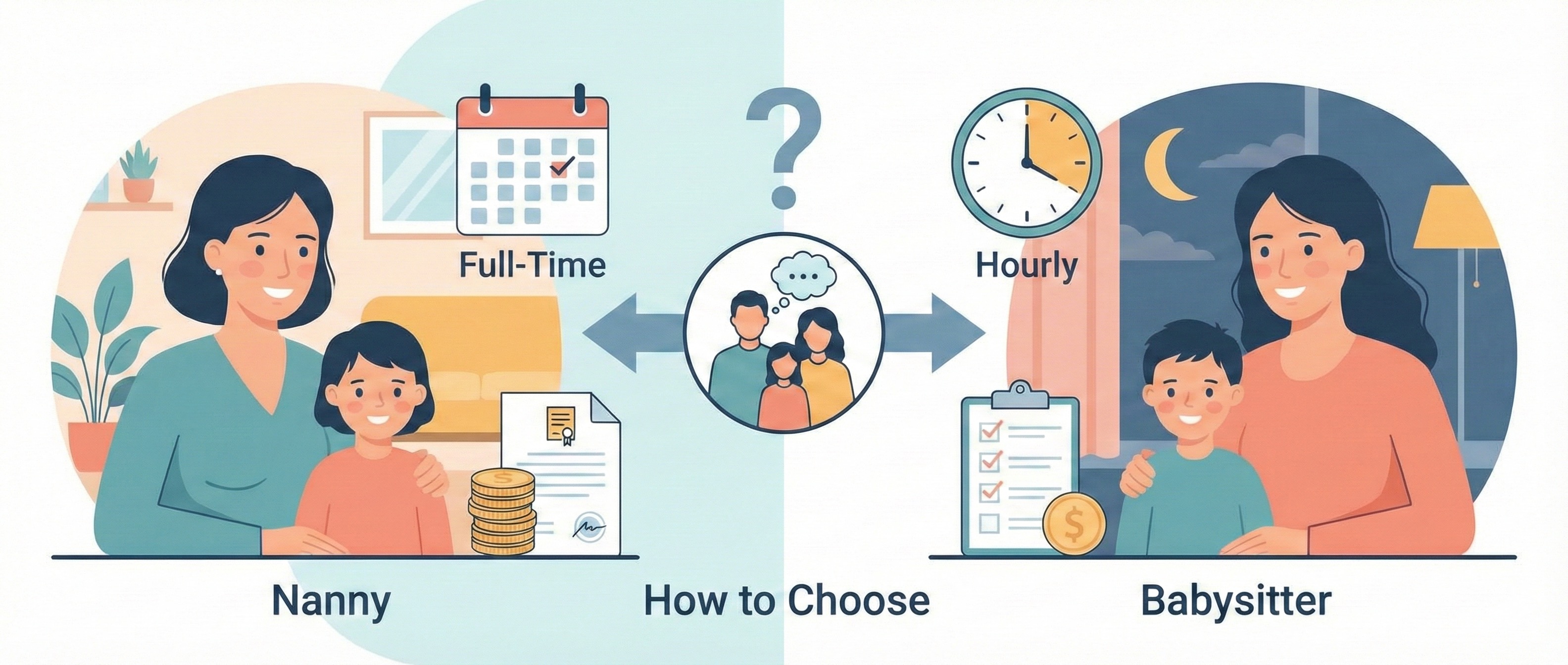 Nanny vs. Babysitter — duties, costs, and choosing the right care for your family