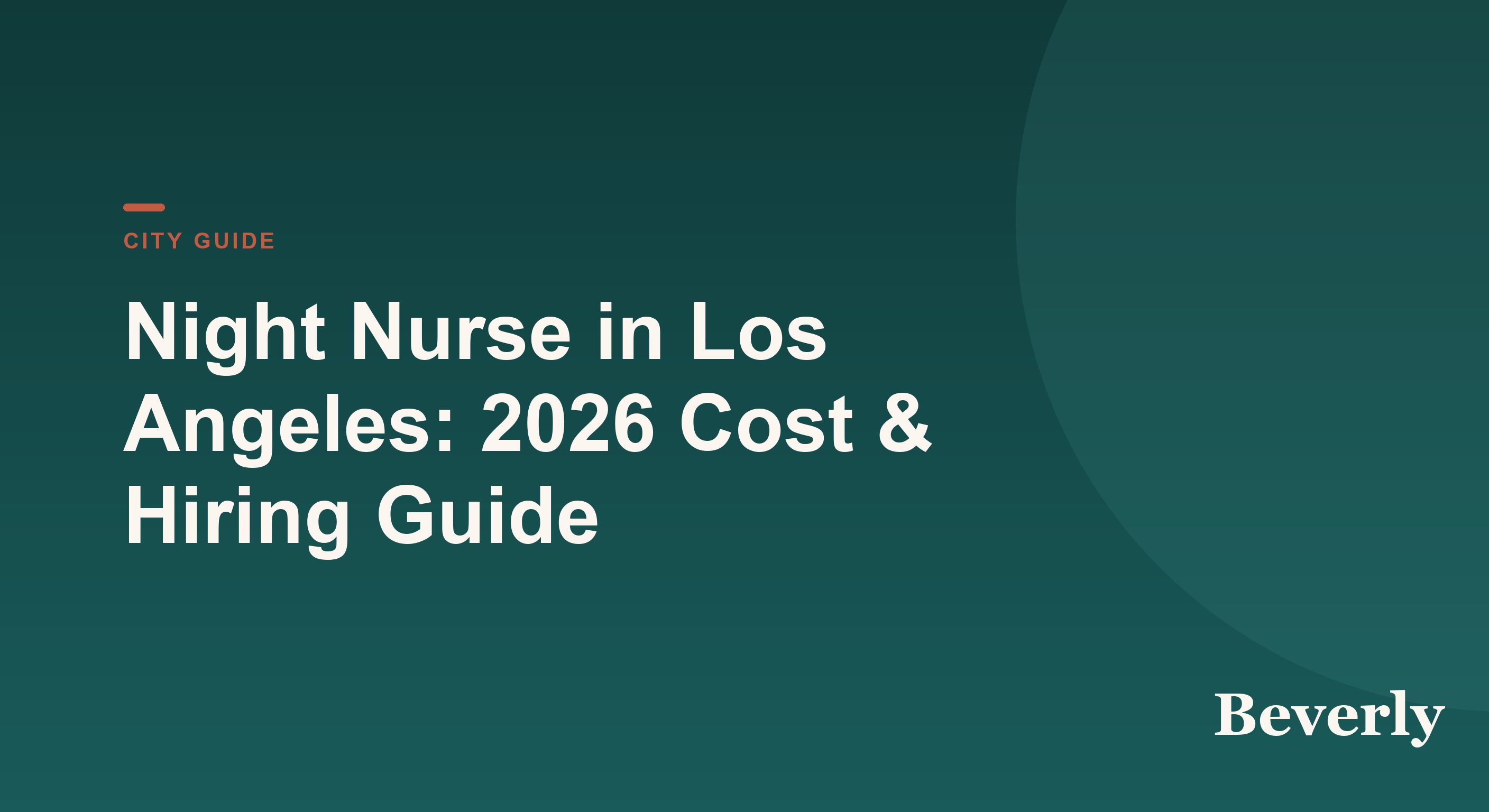Night Nurse in Los Angeles — illustration of a caregiver rocking a newborn beside a moonlit window overlooking the Los Angeles skyline